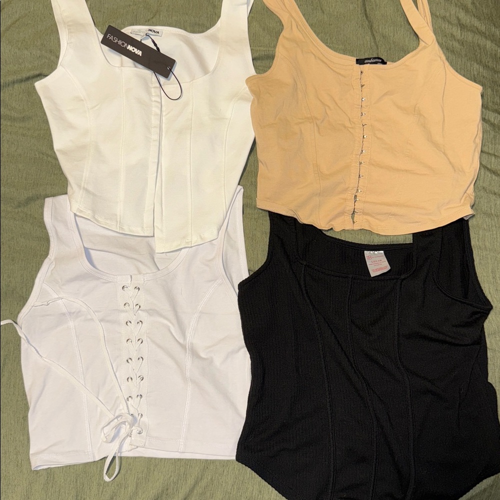 Ambiance Cream Button-Front Camisole